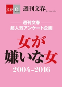 週刊文春 超人気アンケート企画 女が嫌いな女 2004-2016【文春e-Books】 週刊文春編集部・編